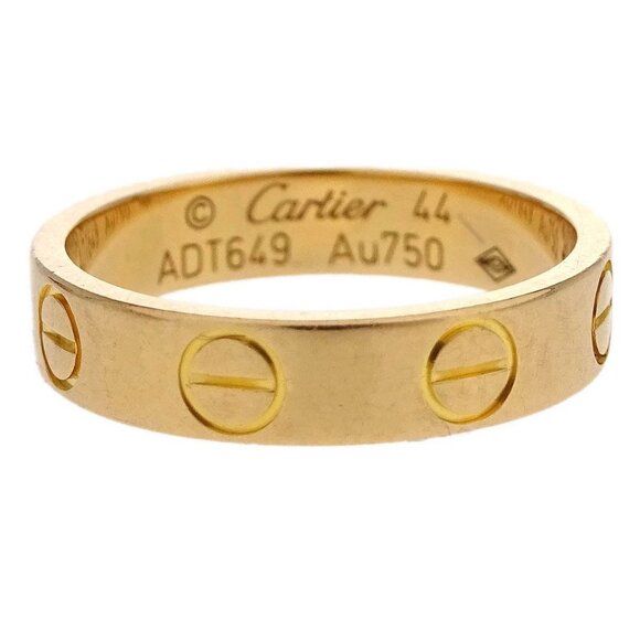 Cartier Mini Love Ring Au750 #44 ADT649 144783 - Picture 1 of 4
